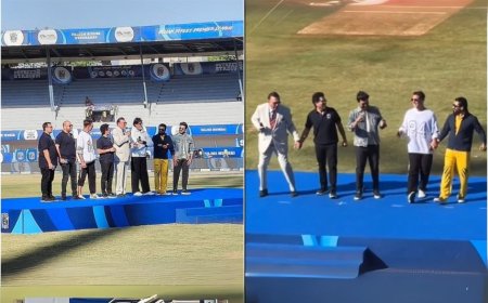 Sachin’s Birthday Bash: Grooves to 'Naatu Naatu' with Ram