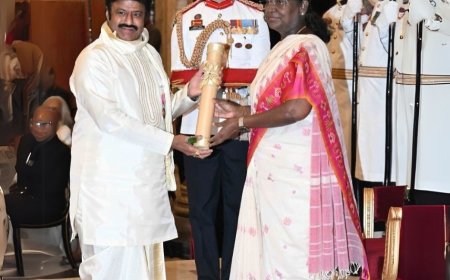 Balakrishna gets Padma Bhushan, feels grateful and touched.