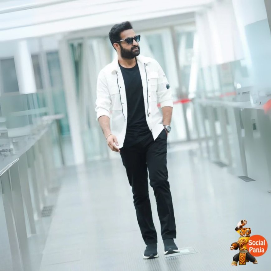 Jr NTR sports Rs 85,000 designer shirt on Dubai trip.