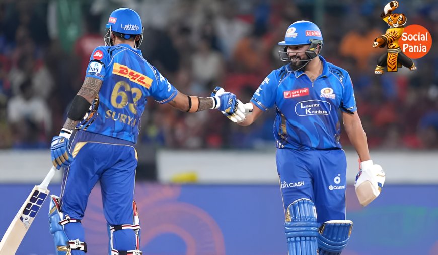 Rohit, SKY Power MI to 7-Wicket Win Over SRH in IPL 2025