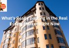 What’s Really passing in the Real Estate Market Right Now