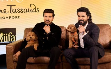 Klin Kaara Adorably Hurries to Ram Charan’s Wax Statue