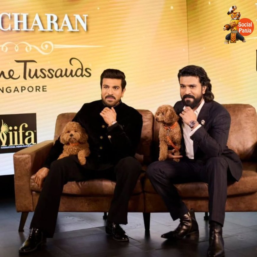 Klin Kaara Adorably Hurries to Ram Charan’s Wax Statue