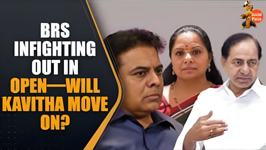 BRS Rift Widens: Kavitha Hints at BJP Merger, Targets KTR