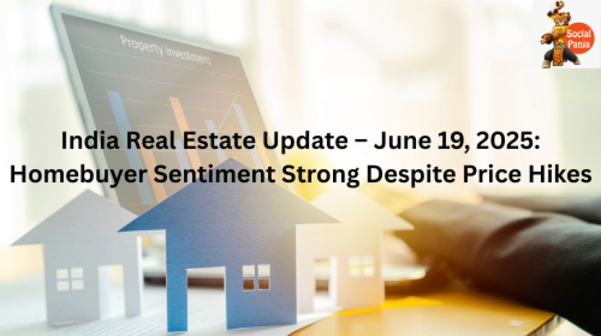 India Real Estate Update – June 19, 2025: Homebuyer Sentiment Strong Despite Price Hikes